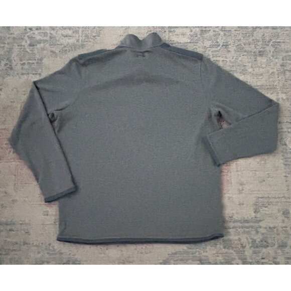 Under Armour Mens XL Quarter Zip Pullover Gray Long Sleeve Sweatshirt Loose Fit - Picture 3 of 5